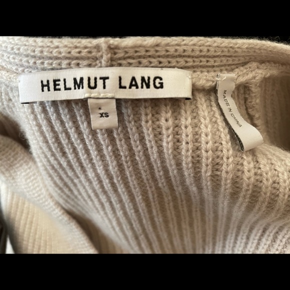 Helmut Lang women ribbed cashmere blend sweater XS - Picture 4 of 5